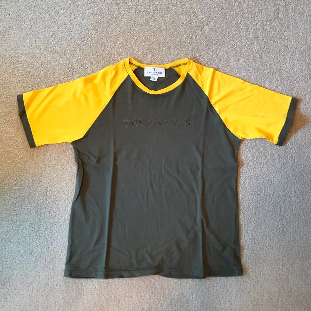 Trussardi Junior T-Shirt in Green/Yellow